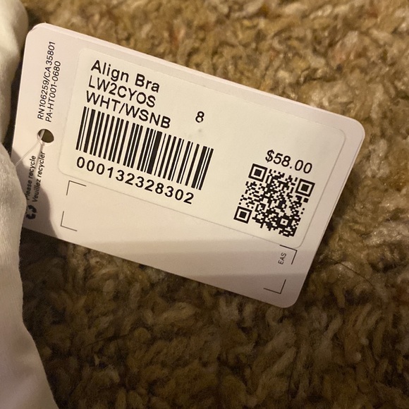 Align Bra - White - Size 8 - Picture 3 of 3